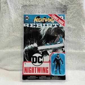 3/$40 Sealed Nightwing Rebirth 1 DC Comic Book & Figure by McFarlane!!